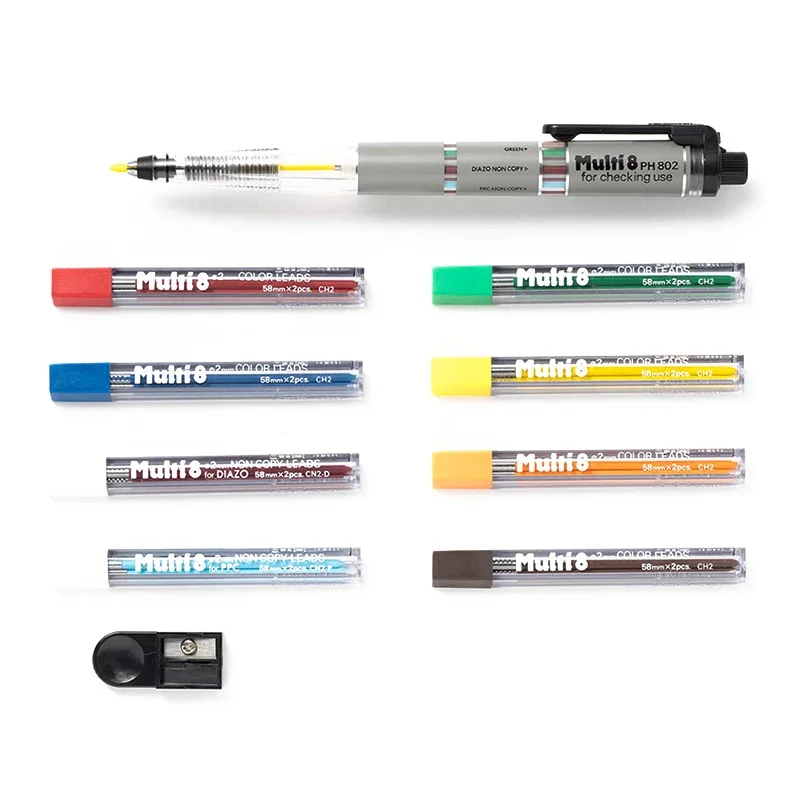 Pentel Pen Energel - Crayon mécanique Pentel Multi+8 2,0 mm,