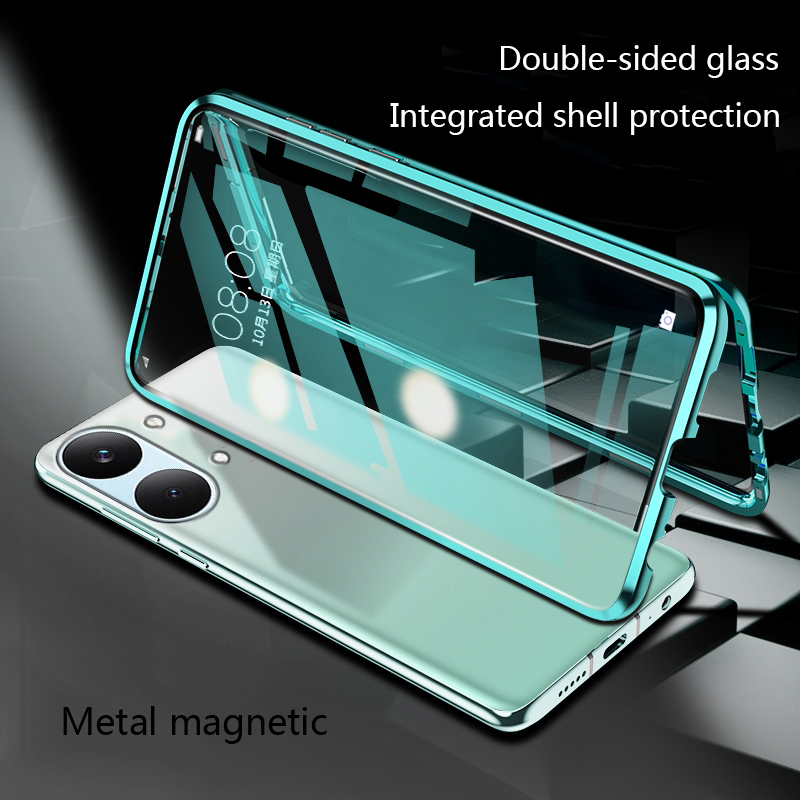Metal Photo Panel - Biruiqu pour Xiaomi PocoX8Pro/ProMax Étui à