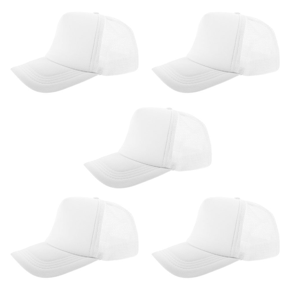 Hat Sublimation Blank - 5 pièces Casquette de baseball vierge